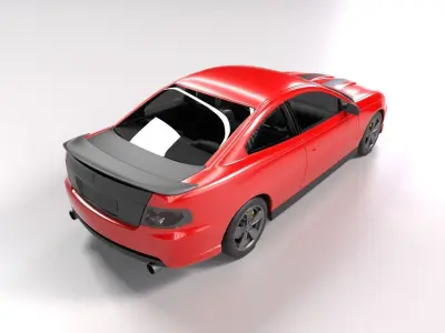 Pontiac Car 3d model 3D model