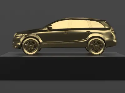 Car Trophy 3D model