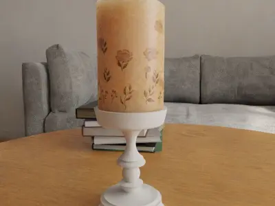 candle holder 009 3D print model