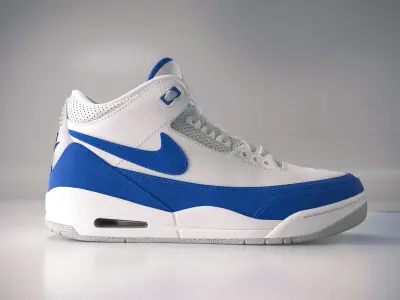 Sneaker Nike Air Jordan 3 3D model