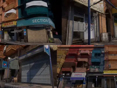 BURNSROAD GREEN BUILDING Low-poly 3D model