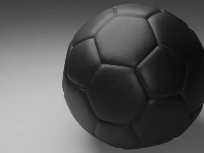 3D soccer ball 3D model