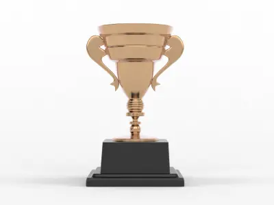 Trophy Cups 3D model 7