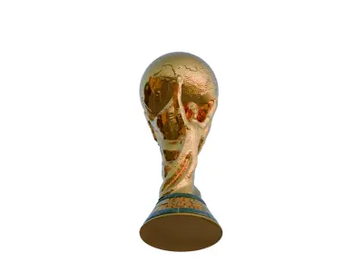 FIFA World Cup Trophy 3D model