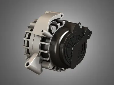 Engine Alternator 3D model