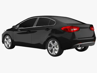 Sedan 2 car 3D model