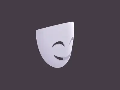 Smile Mask 3D model