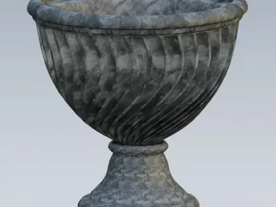 Garden urn planter19 3D model