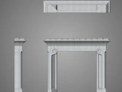 Marble Fireplace - 3D printing 3D print model