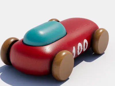 toy car Low-poly 3D model by My-Asset