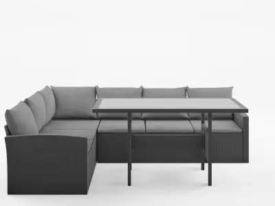Collection-2 of Sofa Set 3D Models - 6 Models