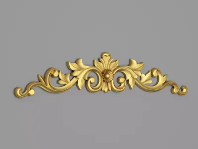 Classic Carved 002 3D model