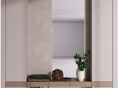 Composition in the hallway 11 3D model