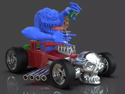 Troy the Demon 3D print model