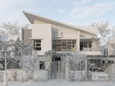 Exterior Villa Model  3D model