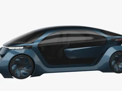 Self-Driving Car Concept 2 3D model