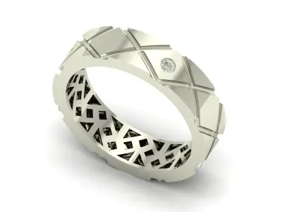 Band Ring 3D print model purchase