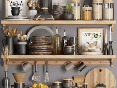 kitchen accessories 003 3D model