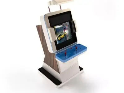 Classic Arcade Machine 3D model