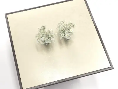 Block Dining Table by Thomas Pheasant for Baker 3D model