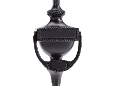 Black Front Door Knocker 3D model