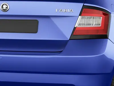 Skoda Fabia 2015 3D model