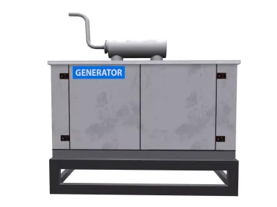 Generator Low-poly 3D model