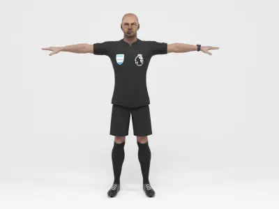Referee 1 soccer 3D model