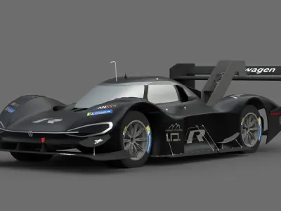 Volkswagen Pikes Peak 3D Model High-Quality Detailed Design  Low-poly 3D model