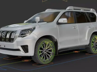 Toyota Land Cruiser Prado 3D model