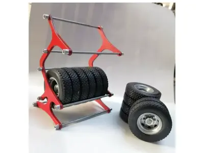 Tyre Rack 3D print model
