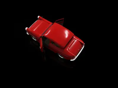 car retro Anglia 4  105E 3D model