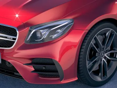 Mercedes-Benz E53 AMG Cabrio 2019 3D model