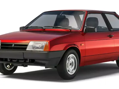 VAZ Lada 2108 Sputnik 1991 3D model