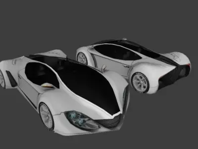 Game Ready Concept Cars Pack Low-poly 3D model