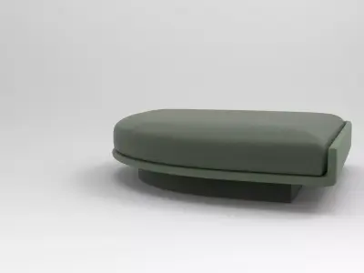 Detor Sofa Low-poly 3D model