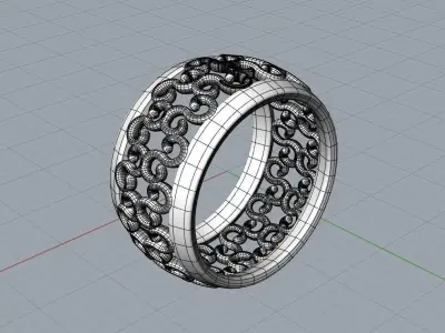 Pattern Ring 1 3D print model