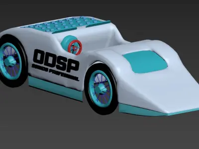 Coche editable 3D model