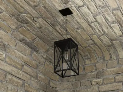Chandelier Ceiling Light  3D model 3D model