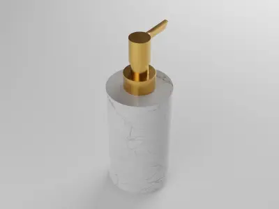 Soap dispenser Low-poly 3D model Low-poly 3D model