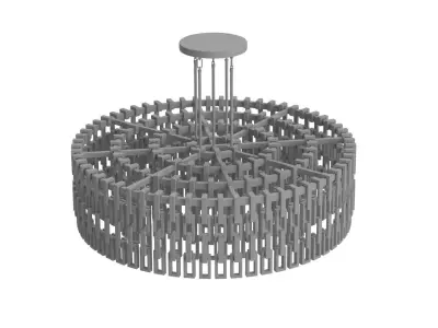 Matignon Chandelier 3D model