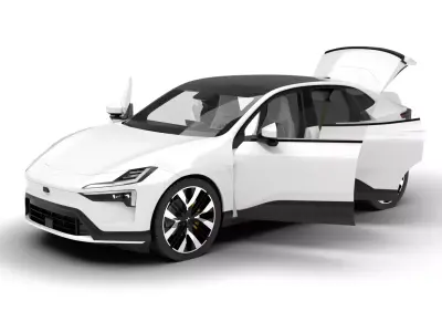 Polestar 4 2024 HQ 3d model  3D model