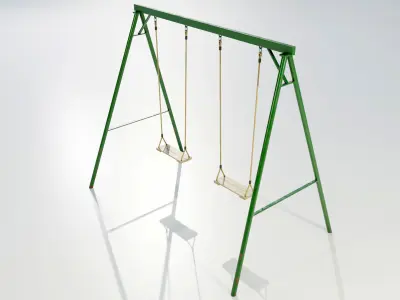 Metal swing 3D model