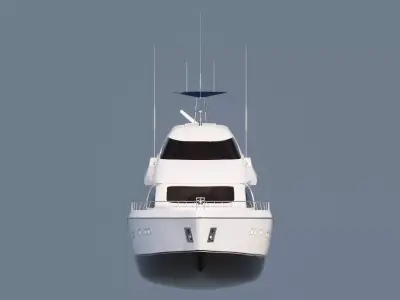 Luxury Yacht Model 3D model