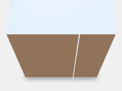 PAX - FARDAL Wardrobe combination 2 Low-poly 3D model