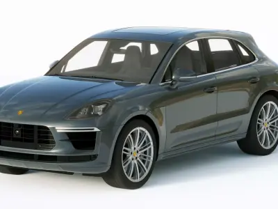 Porsche Macan Turbo 2019 3D model