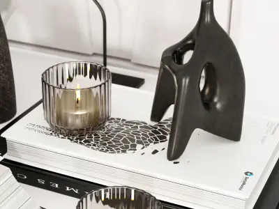 Decorative set 01 3D model