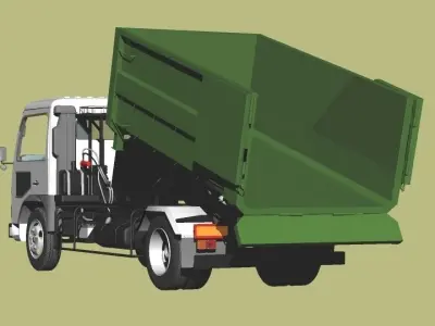 Arm-roll Dump Truck 3D model