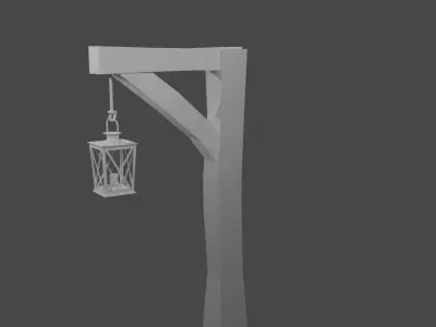 Lamp Old Street Free 3D model