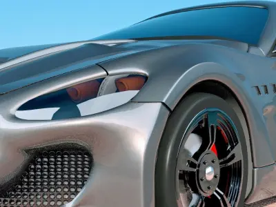 Maserati car 3D model